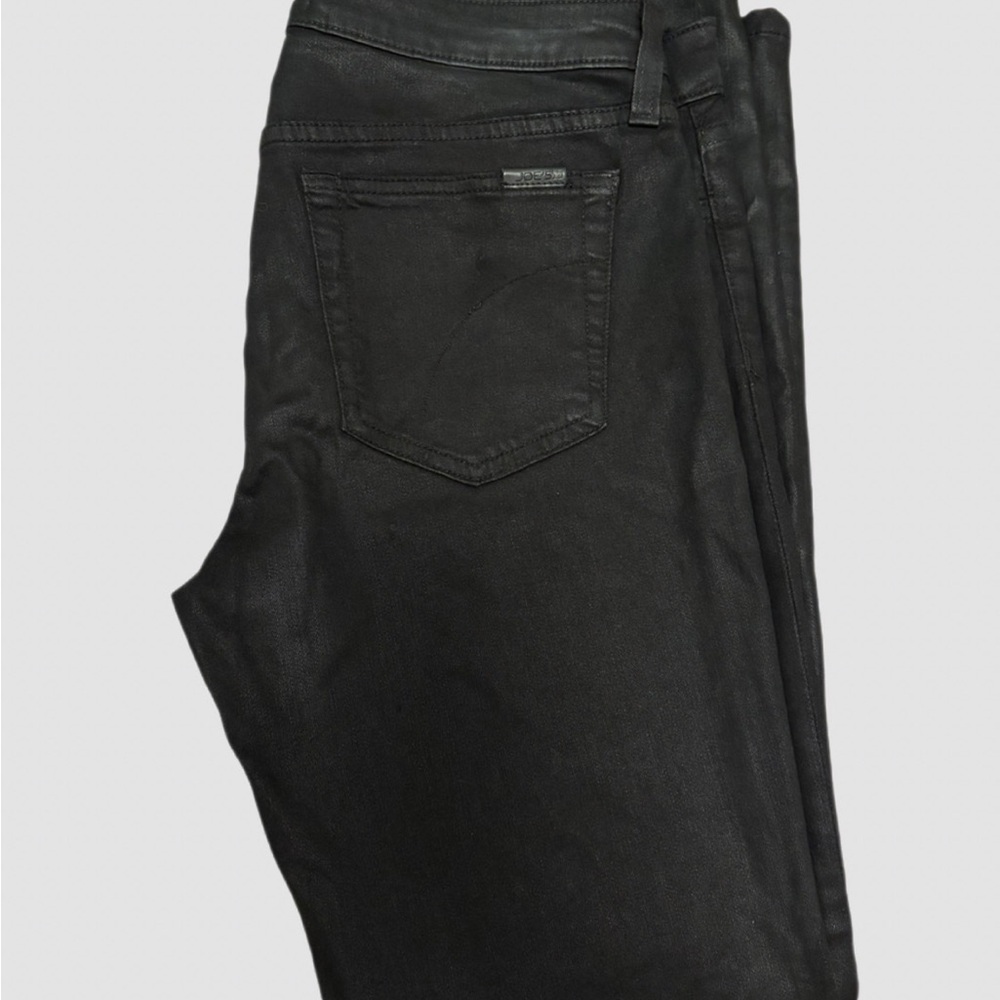 Joe’s Jeans Coated Black Skinny Pants Size 30 - Picture 7 of 7